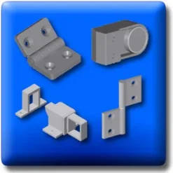 Accesorios para puertas de Perfiles de Aluminio Estructural