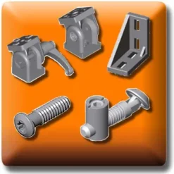 Accesorios para la Unión de Perfiles de Aluminio T6-T8-T10