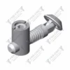 Conector articulado cabeza redonda (Acero zincado) # Round head articulated joint (Zinc plated steel)