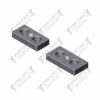 Placas base (Inyecc. de zinc, negro) # End plates (Die-cast zinc, black)