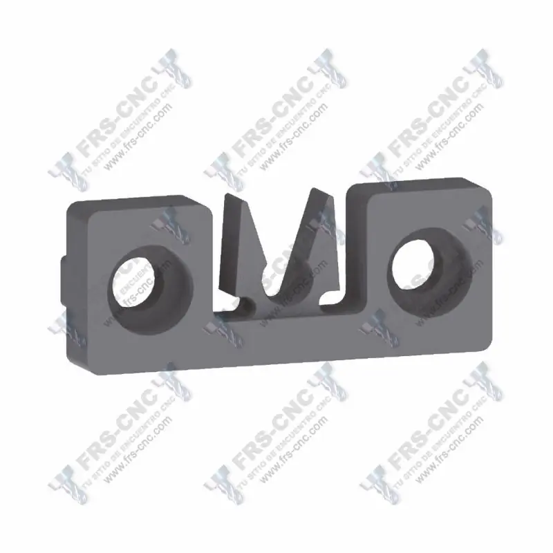 Clip fijador de rodillos (Poliamida negro) # Clip mounting block (Fibreglass reinforced nylon, black)
