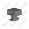 Sujección para brida (Poliamida, negro) # Cable binding block (Fibreglass reinforced nylon, black)