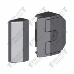 Cierre con llave (Inyección de zinc, negro) # Slam latch (Die-cast zinc, black)