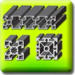 Perfiles de Aluminio ranurado Series Especiales